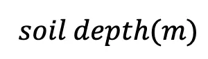 Soil Depth Equation