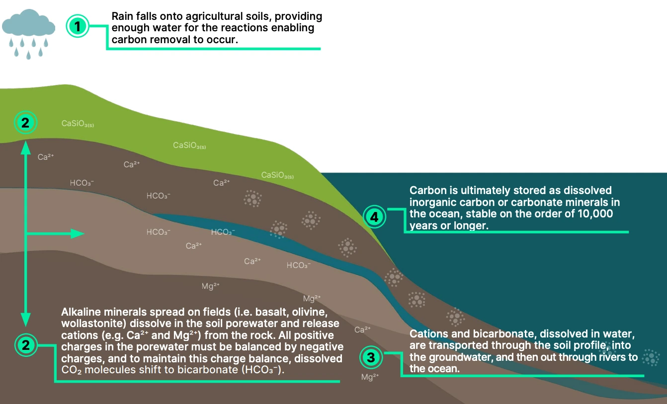 Overview of ERW carbon removal process